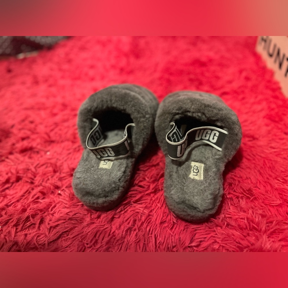 Uggs Fluff Yeah Shearling Slingback Slippers - image 8